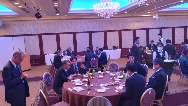 講演後の懇親会